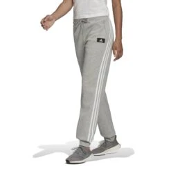 Jogginganzug Mit 3 Streifen Frau Adidas Sportswear Future Icons -MACRON Verkaufsgeschäft adidas h57312 3 apparel on model standard view white