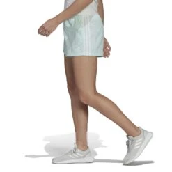 Gewebte Shorts Mit 3 Streifen Lockerer Schnitt Frau Adidas Essentials -MACRON Verkaufsgeschäft adidas hc9151 5 apparel on model side view white