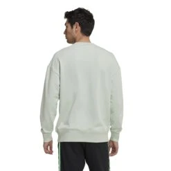ADIDAS Sweatshirt Real Madrid Lifestyler Crew 2022/23 -MACRON Verkaufsgeschäft adidas hd1341 5 apparel on model back view white
