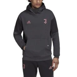 ADIDAS Sweatshirt Mit Kapuze Juventus Turin Travel 2022/23 11 ADIDAS Sweatshirt Mit Kapuze Juventus Turin Travel 2022/23 -MACRON Verkaufsgeschäft adidas hd8860 4 apparel on model front view white