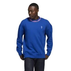 ADIDAS Sweatshirt Juventus Turin Lifestyler Crew 2022/23 -MACRON Verkaufsgeschäft adidas hd8880 3 apparel on model standard view white