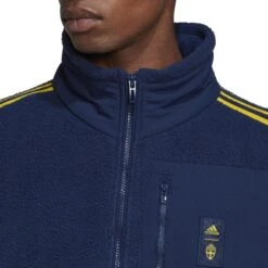 ADIDAS Fleece-Trainingsjacke Suède 2022/23 -MACRON Verkaufsgeschäft adidas he1425 7 apparel on model detail view 1 white