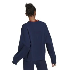 ADIDAS Rundhals-Sweatshirt Frau Espagne 2022/23 -MACRON Verkaufsgeschäft adidas he8911 5 apparel on model back view white