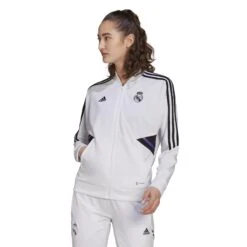 ADIDAS Trainingsjacke Frau Real Madrid Condivo 2022/23 -MACRON Verkaufsgeschäft adidas hg4013 3 apparel on model standard view white