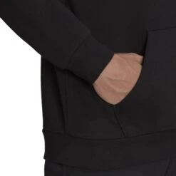 Fleece-Kapuzen-Sweatshirt Adidas Stadium Badge Of Sport -MACRON Verkaufsgeschäft adidas hl1599 10 apparel on model detail view 2 white