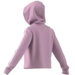 Kurzes Sweatshirt Mit 3 Streifen, Damen Adidas Essentials -MACRON Verkaufsgeschäft adidas hl2167 8 apparel zip turntable 3d 6 white