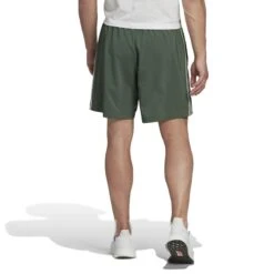 Shorts Mit 3 Streifen Adidas Aeroready Essentials -MACRON Verkaufsgeschäft adidas hl2256 4 apparel on model back view white