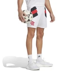 ADIDAS Short Flamengo Icon -MACRON Verkaufsgeschäft adidas hs5238 5 apparel on model walking view white