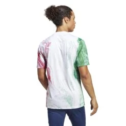 ADIDAS Prematch-Trikot Italie 2022/23 -MACRON Verkaufsgeschäft adidas hs9868 6 apparel on model back view white