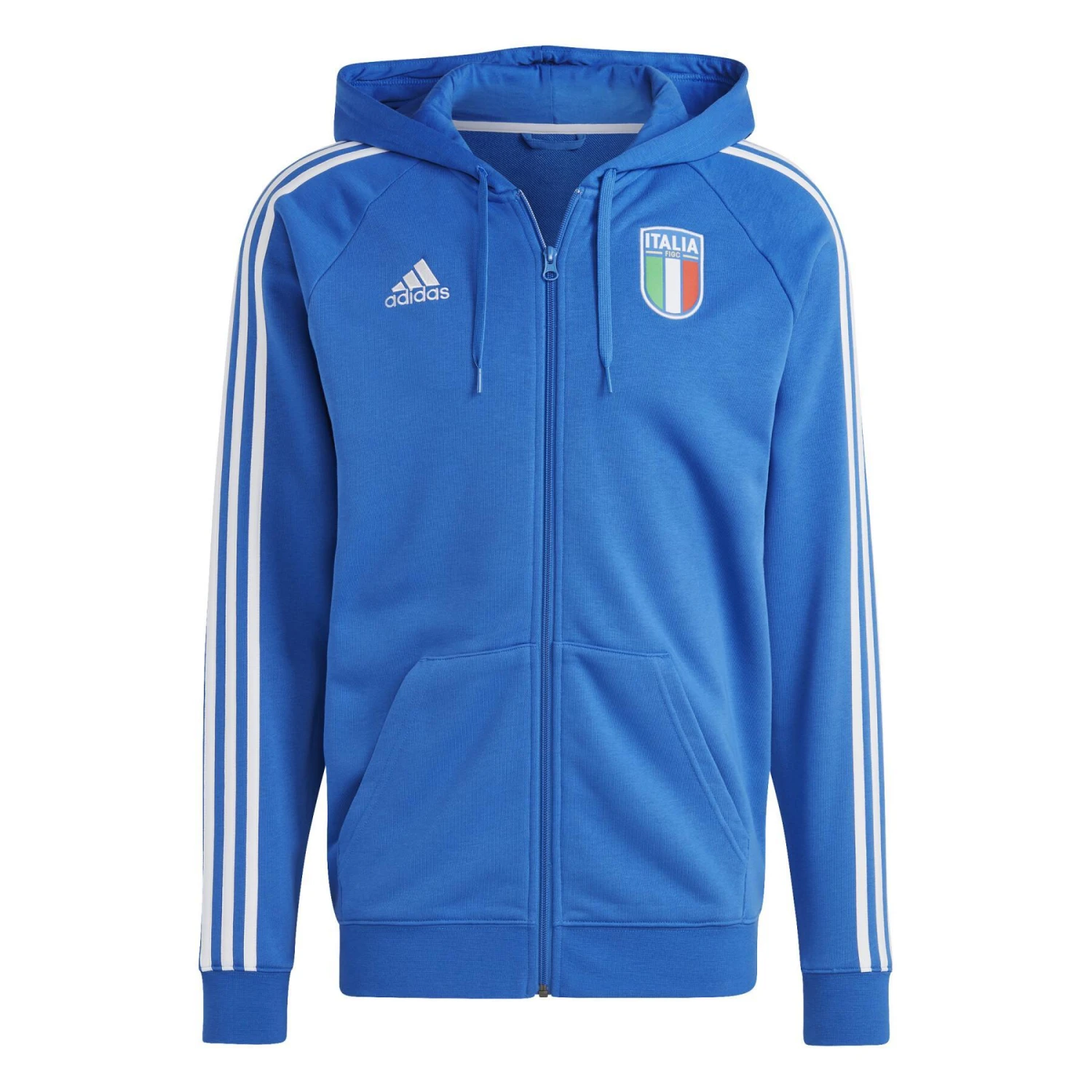 ADIDAS Sweatshirt Reißverschluss Mit Kapuze Italie 2022/23 5 ADIDAS Sweatshirt Reißverschluss Mit Kapuze Italie 2022/23 – Bild 5