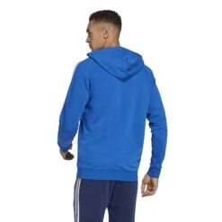 ADIDAS Sweatshirt Reißverschluss Mit Kapuze Italie 2022/23 15 ADIDAS Sweatshirt Reißverschluss Mit Kapuze Italie 2022/23 -MACRON Verkaufsgeschäft adidas ht2180 5 apparel on model back view white