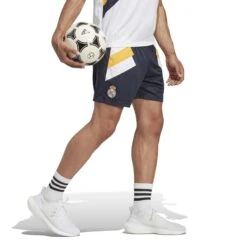 ADIDAS Short Real Madrid -MACRON Verkaufsgeschäft adidas ht6457 5 apparel on model walking view white