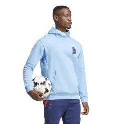 ADIDAS Kapuzenpullover New York City FC Travel 2023 -MACRON Verkaufsgeschäft adidas hu0043 6 apparel on model walking view white