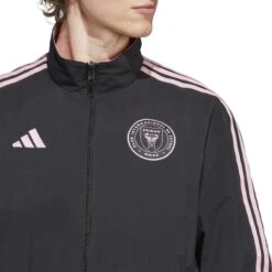 ADIDAS Jacke Inter Miami FC Anthem 2023 -MACRON Verkaufsgeschäft adidas hu0061 7 apparel on model detail view 1 white