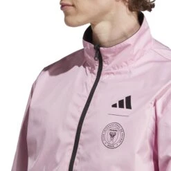ADIDAS Jacke Inter Miami FC Anthem 2023 -MACRON Verkaufsgeschäft adidas hu0061 8 apparel on model detail view 2 white