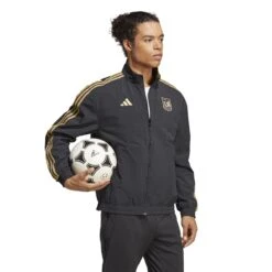 ADIDAS Trainingsjacke Los Angeles FC Anthem 2023 -MACRON Verkaufsgeschäft adidas hu0065 6 apparel on model walking view white