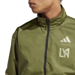 ADIDAS Trainingsjacke Los Angeles FC Anthem 2023 -MACRON Verkaufsgeschäft adidas hu0065 8 apparel on model detail view 2 white