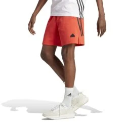 Shorts Mit 3 Streifen Adidas Future Icons -MACRON Verkaufsgeschäft adidas ib7721 5 apparel on model side view white