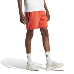 Shorts Mit 3 Streifen Adidas Future Icons -MACRON Verkaufsgeschäft adidas ib7721 6 apparel on model walking view white