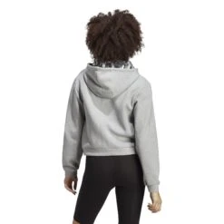Sweatshirt Zipper Mit Kapuze Frau Adidas Graphic 21 Sweatshirt Zipper Mit Kapuze Frau Adidas Graphic -MACRON Verkaufsgeschäft adidas ic0580 5 apparel on model back view white