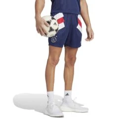 ADIDAS Short Ajax Amsterdam Icon -MACRON Verkaufsgeschäft adidas ic3449 5 apparel on model walking view white