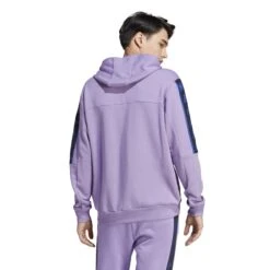 Kapuzenpullover Adidas Brandlove -MACRON Verkaufsgeschäft adidas ic6792 5 apparel on model back view white