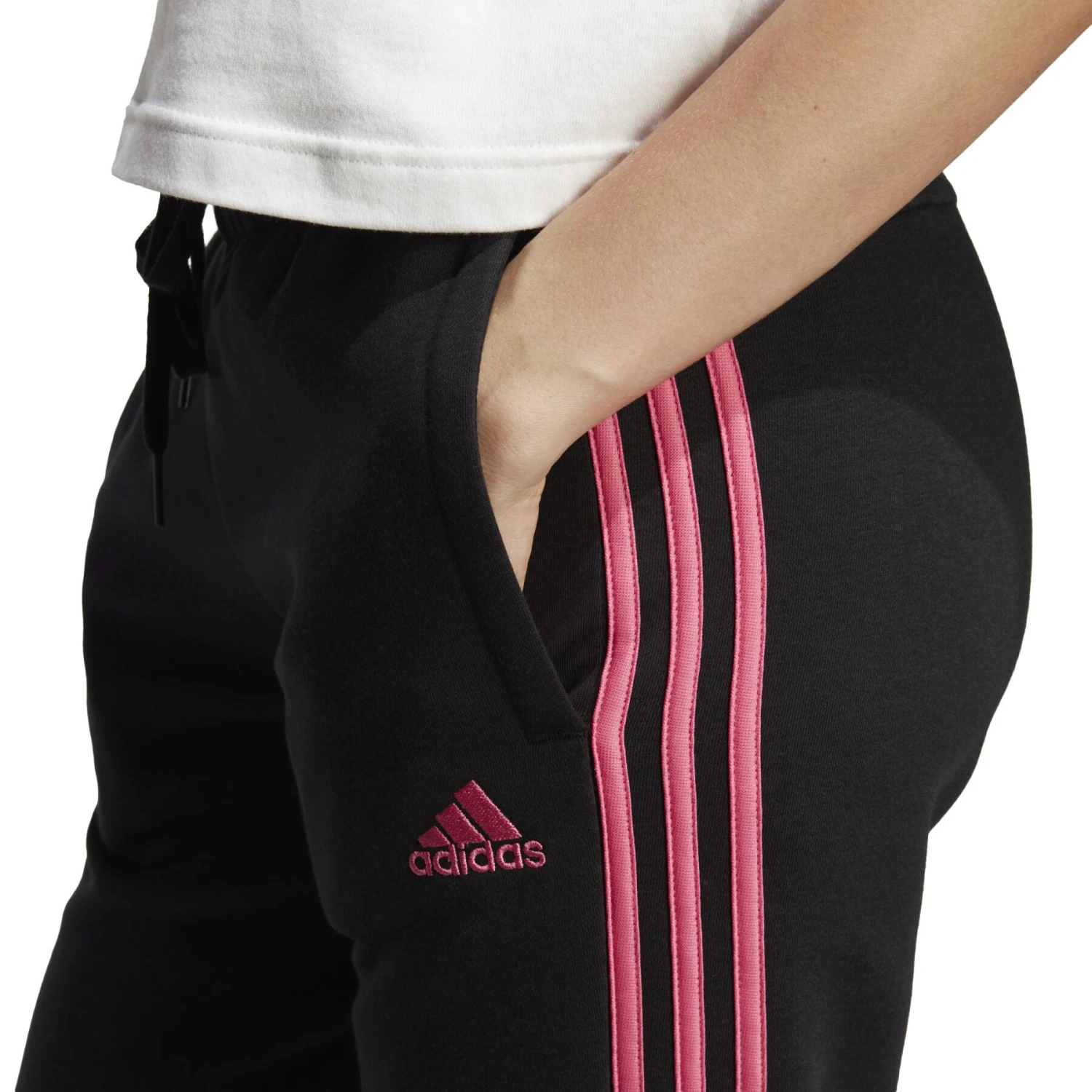 Jogging Molton Frau Adidas Essentials 3-Stripes 6 Jogging Molton Frau Adidas Essentials 3-Stripes – Bild 6