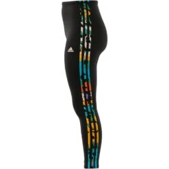 Legging Hohe Taille Frau Adidas Essentials 3-Stripes -MACRON Verkaufsgeschäft adidas ic9894 8 apparel zip turntable 3d 7 white