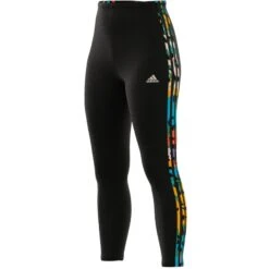 Legging Hohe Taille Frau Adidas Essentials 3-Stripes -MACRON Verkaufsgeschäft adidas ic9894 8 apparel zip turntable 3d 8 white