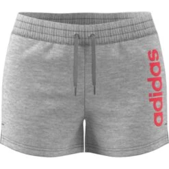 Damen-Shorts Adidas Essentials Linear Logo -MACRON Verkaufsgeschäft fm6688 app virtual front white