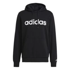 Sweatshirt Mit Kapuze Adidas Essentials French Terry Linear Logo -MACRON Verkaufsgeschäft gk9064 app photo front white