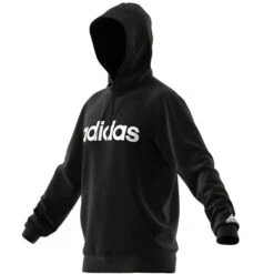 Sweatshirt Mit Kapuze Adidas Essentials French Terry Linear Logo -MACRON Verkaufsgeschäft gk9064 app virtual 3d 7 white