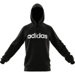 Sweatshirt Mit Kapuze Adidas Essentials French Terry Linear Logo -MACRON Verkaufsgeschäft gk9064 app virtual front white