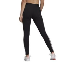 Damen-Leggings Adidas Essentials 3-Bandes -MACRON Verkaufsgeschäft gl0723 app on model back white