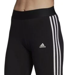 Damen-Leggings Adidas Essentials 3-Bandes -MACRON Verkaufsgeschäft gl0723 app on model detail 1 white