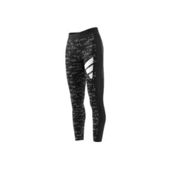 Damen-Leggings Adidas Sportswear 3 Bar AOP -MACRON Verkaufsgeschäft gp9644 app virtual 3d 7 white