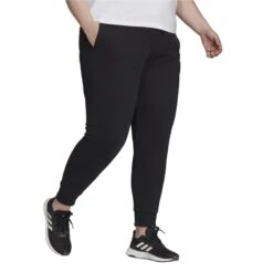 Hosen Für Frauen In Großen Größen Adidas Essentials French Terry Logo -MACRON Verkaufsgeschäft gs1363 app on model walking white