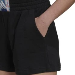 Damen-Shorts Adidas You For You Soft Knit -MACRON Verkaufsgeschäft gs3858 app on model detail 2 white