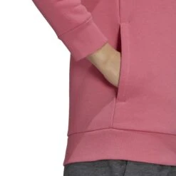 Sweatshirt Frau Adidas Loungewear Essentials Logo Fleece -MACRON Verkaufsgeschäft h07889 app on model detail 2 white