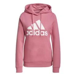 Sweatshirt Frau Adidas Loungewear Essentials Logo Fleece -MACRON Verkaufsgeschäft h07889 app photo front white