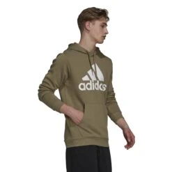 Sweatshirt Mit Kapuze Adidas Essentials Fleece Big Logo -MACRON Verkaufsgeschäft h12201 app on model walking white