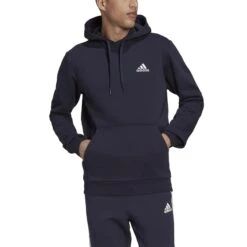 Kapuzenpullover Adidas Essentials Fleece 21 Kapuzenpullover Adidas Essentials Fleece -MACRON Verkaufsgeschäft h12216 app on model front white