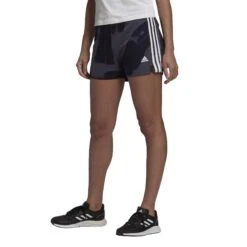 Shorts Für Frauen Adidas Essentials Print 3-Stripes -MACRON Verkaufsgeschäft ha1220 app on model standard white 1645106889