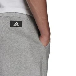 Short Adidas Future Icons Three Bar -MACRON Verkaufsgeschäft ha1426 app on model detail 2 white