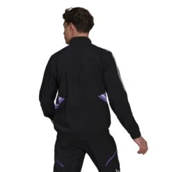 ADIDAS Trainingsjacke Real Madrid 2022/23 -MACRON Verkaufsgeschäft ha2594 5 apparel on model back view white