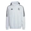 ADIDAS Wasserabweisende Jacke Real Madrid Condivo 2022/23 -MACRON Verkaufsgeschäft ha2608 1 apparel photography front view white