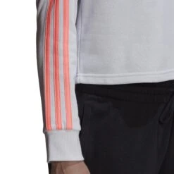 Kapuzen-Sweatshirt, Damen Adidas Essentials -MACRON Verkaufsgeschäft hc9132 8 apparel on model detail view 2 white