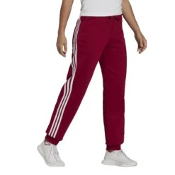Damenhosen Adidas Sportswear Future Icons 3-Stripes Regular Fit -MACRON Verkaufsgeschäft he1663 app on model walking white