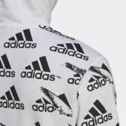 Sweatshirt Adidas Essentials Brandlove French Terry -MACRON Verkaufsgeschäft he1778 app on model detail 3 white