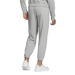 Hose Adidas Essentials Feelvivid Cotton French Terry Straight-Leg -MACRON Verkaufsgeschäft he4341 app on model back white